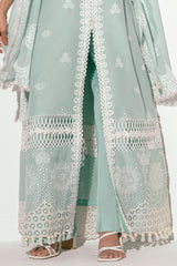3 Piece Unstitched Embroidered Printed Denting Lawn Suit DN-52023
