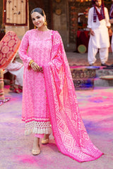 3 Piece Unstitched Lacquer Printed Lawn Suit CL-42315 B