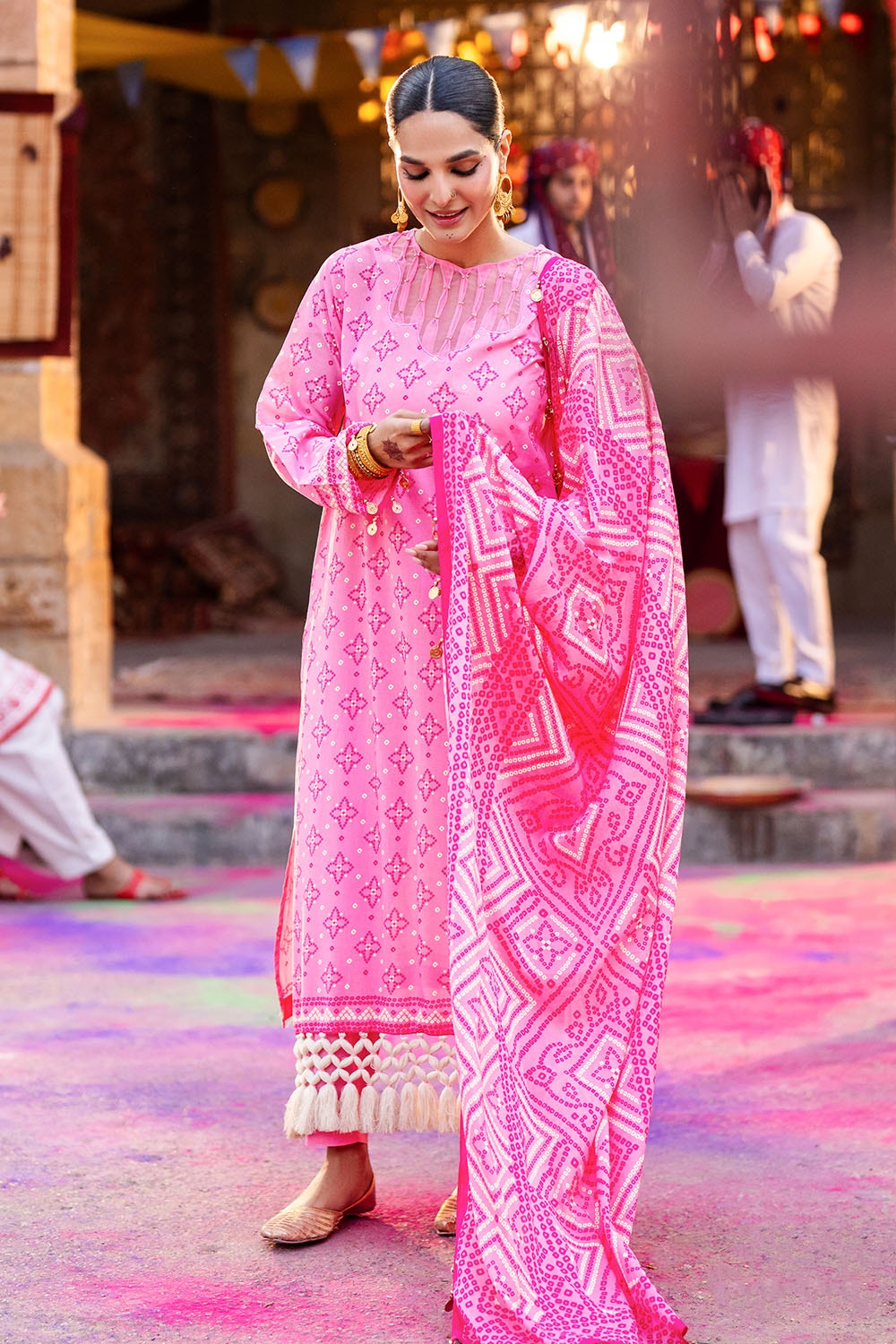 3 Piece Unstitched Lacquer Printed Lawn Suit