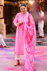 3 Piece Unstitched Lacquer Printed Lawn Suit CL-42315 B