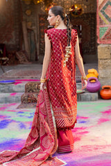 3 Piece Unstitched Lacquer Printed Lawn Suit CL-52138 B