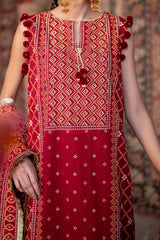 3 Piece Unstitched Lacquer Printed Lawn Suit CL-52138 B