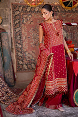 3 Piece Unstitched Lacquer Printed Lawn Suit CL-52138 B