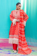 3 Piece Unstitched Lacquer Printed Lawn Suit CL-52172 B