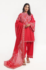 3 Piece Unstitched Lacquer Printed Lawn Suit CL-52176 A