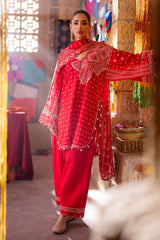3 Piece Unstitched Lacquer Printed Lawn Suit CL-52176 A