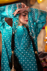 3 Piece Unstitched Lacquer Printed Lawn Suit CL-52178 B