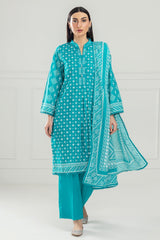 3 Piece Unstitched Lacquer Printed Lawn Suit CL-52178 B