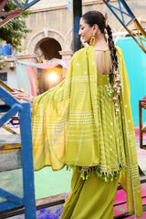 3 Piece Unstitched Lacquer Printed Lawn Suit CL-52185 B