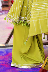 3 Piece Unstitched Lacquer Printed Lawn Suit CL-52185 B