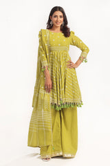 3 Piece Unstitched Lacquer Printed Lawn Suit CL-52185 B