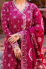 3 Piece Unstitched Lacquer Printed Lawn Suit CL-52403 B