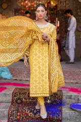3 Piece Unstitched Lacquer Printed Lawn Suit CL-42315 A