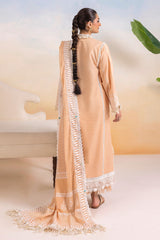3 Piece Unstitched Embroidered Lacquer Printed Lawn Suit with Lacquer Printed Lawn Dupatta CL-52345