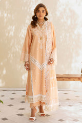 3 Piece Unstitched Embroidered Lacquer Printed Lawn Suit with Lacquer Printed Lawn Dupatta CL-52345