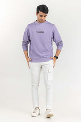 Lavender Basic Crew Neck SweatShirt SWS-F22-061