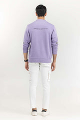 Lavender Basic Crew Neck SweatShirt SWS-F22-061