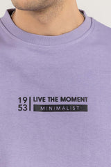 Lavender Basic Crew Neck SweatShirt SWS-F22-061