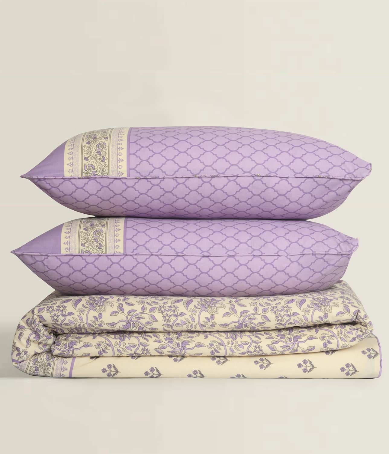 Lavender Bloom T-150 Quilt Cover Set