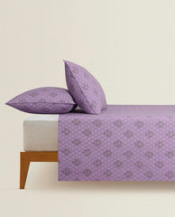 Lavender Bloom T-150 Bed Sheet Set
