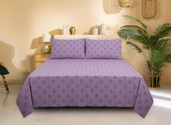 Lavender Bloom T-150 Bed Sheet Set