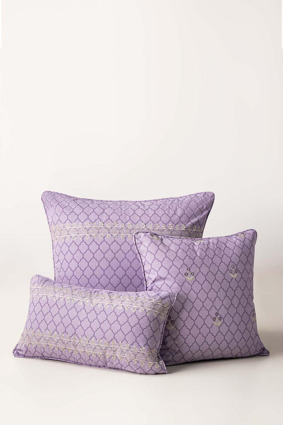 Lavender Bloom T-150 Euro Sham Cushion Cover