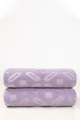 AW25 Lavender Double Ply Fleece Throw