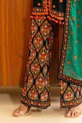 3 Piece Unstitched Printed Lawn Suit ML-42018