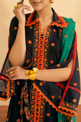 3 Piece Unstitched Printed Lawn Suit ML-42018
