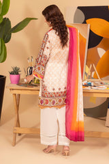 3 Piece Unstitched Printed Lawn Suit ML-42022