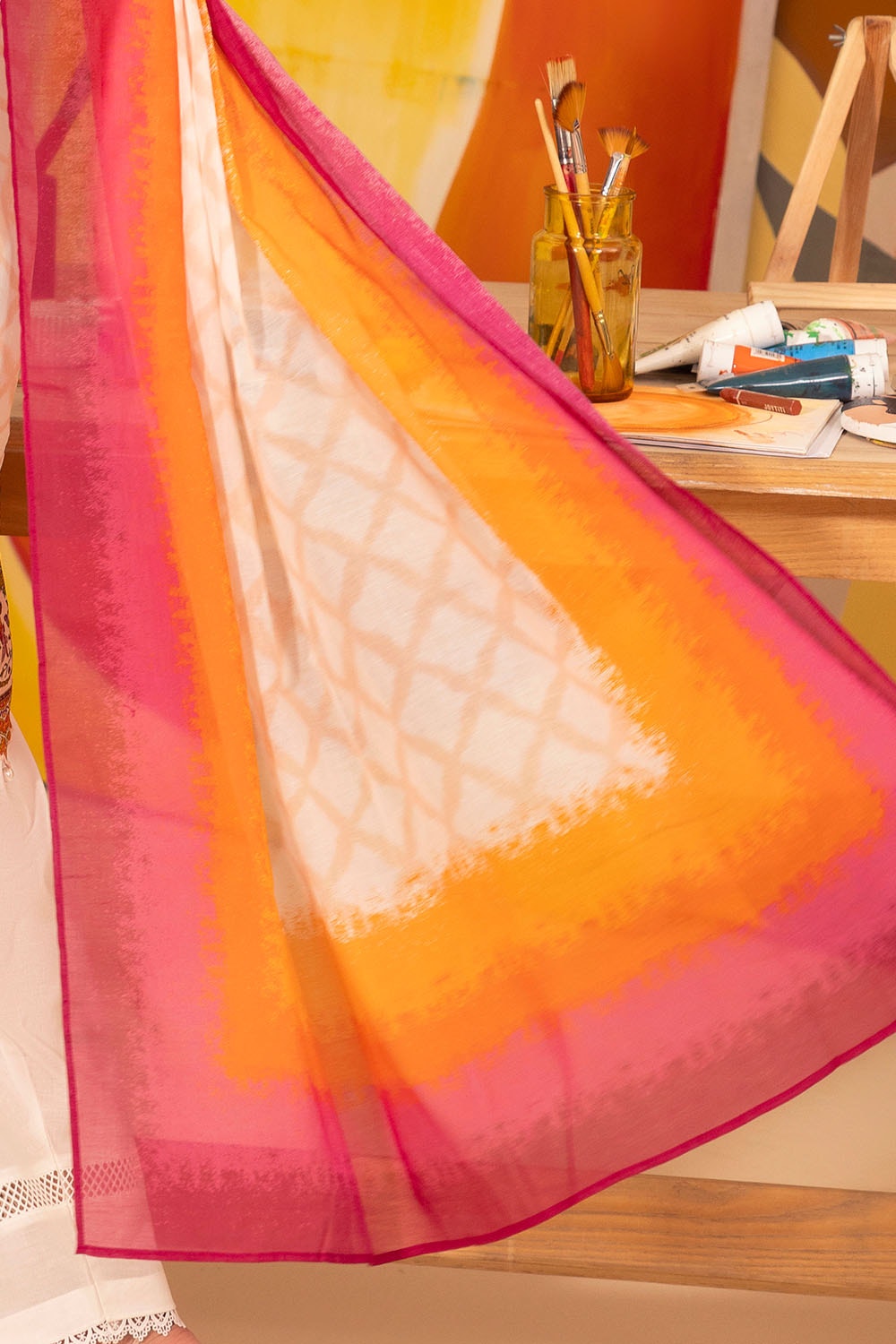 3 Piece Unstitched Printed Lawn Suit ML-42022