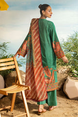 3 Piece Unstitched Printed Lawn Suit ML-42023