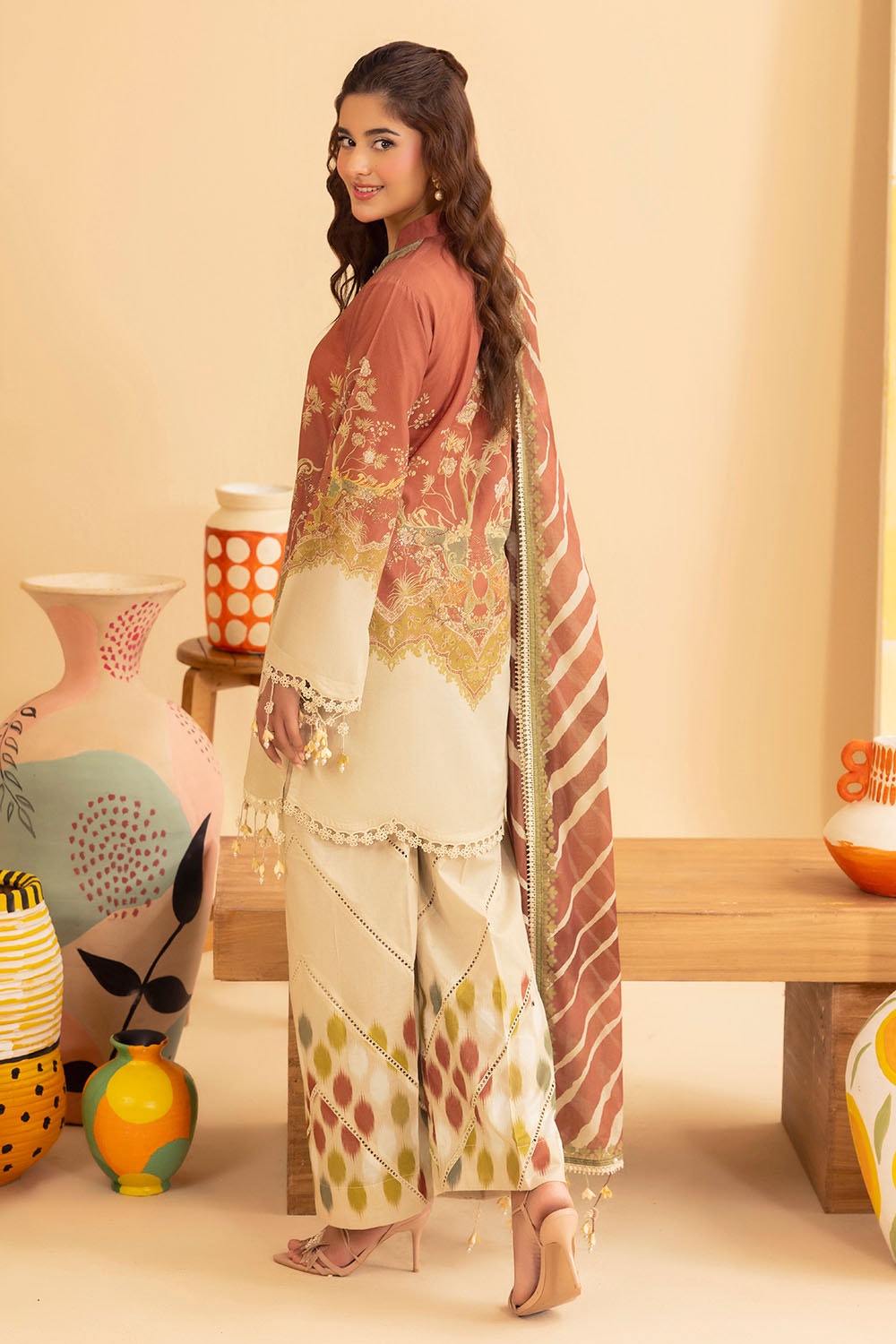 3 Piece Unstitched Printed Lawn Suit ML-42024