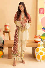 3 Piece Unstitched Printed Lawn Suit ML-42024