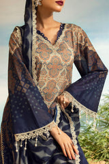 3 Piece Unstitched Printed Lawn Suit ML-42025