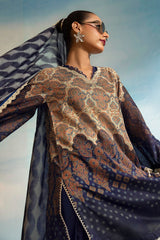 3 Piece Unstitched Printed Lawn Suit ML-42025