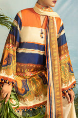 3 Piece Unstitched Printed Lawn Suit ML-42031