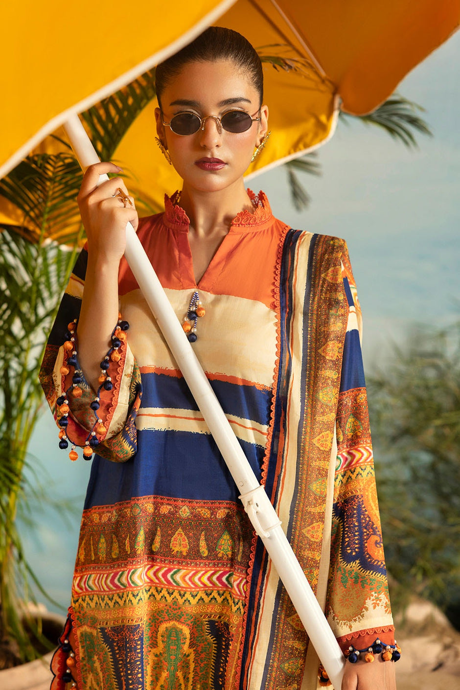 3 Piece Unstitched Printed Lawn Suit