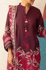 3 Piece Unstitched Printed Lawn Suit ML-52003