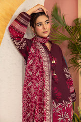 3 Piece Unstitched Printed Lawn Suit ML-52003