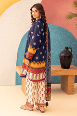 3 Piece Unstitched Printed Lawn Suit ML-52010