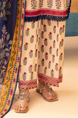 3 Piece Unstitched Printed Lawn Suit ML-52010