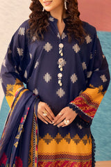 3 Piece Unstitched Printed Lawn Suit ML-52010