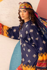 3 Piece Unstitched Printed Lawn Suit ML-52010