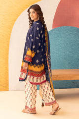 3 Piece Unstitched Printed Lawn Suit ML-52010