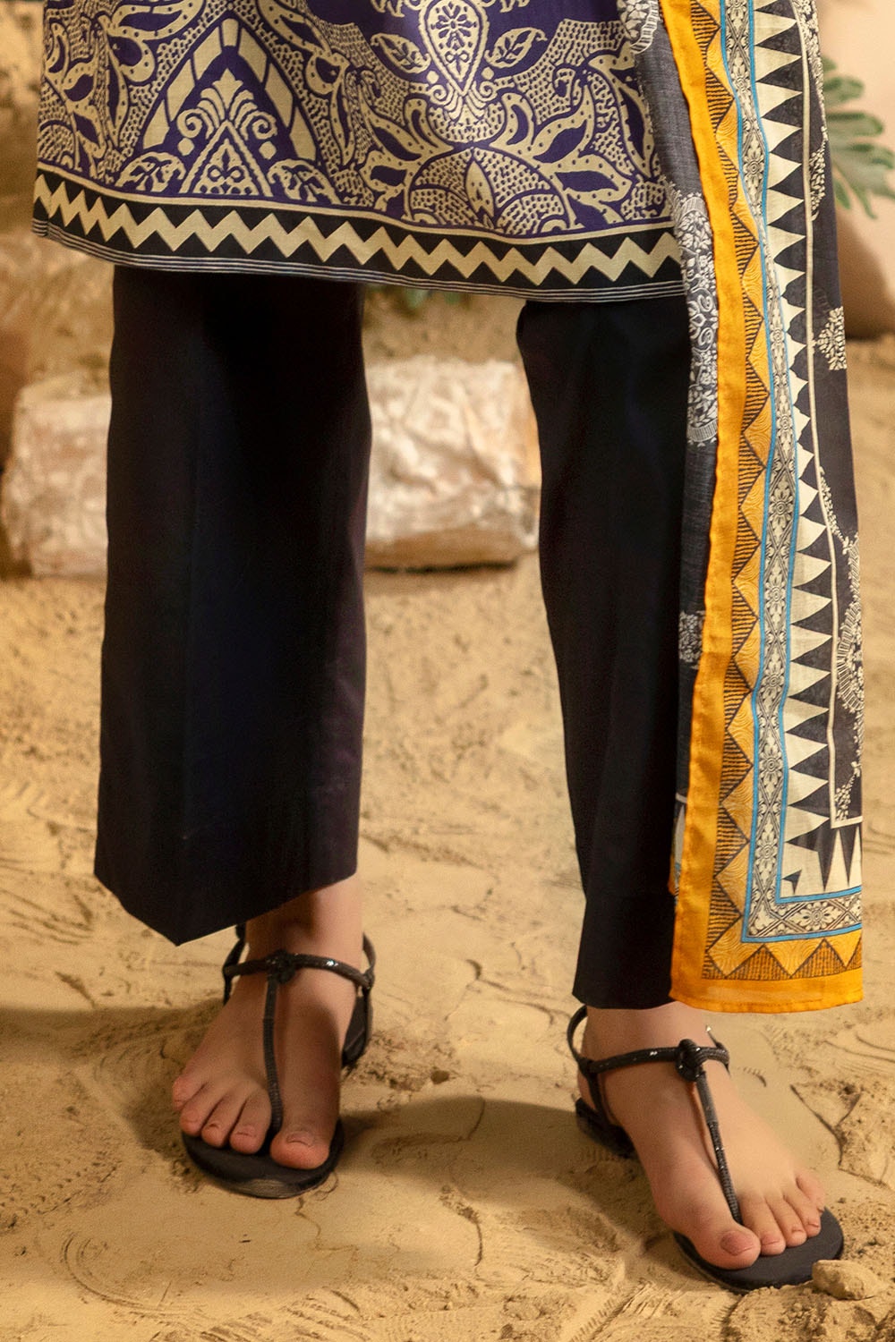 3 Piece Unstitched Printed Lawn Suit