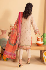 3 Piece Unstitched Printed Lawn Suit ML-52013
