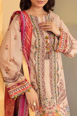 3 Piece Unstitched Printed Lawn Suit ML-52013
