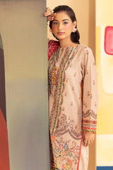 3 Piece Unstitched Printed Lawn Suit ML-52013