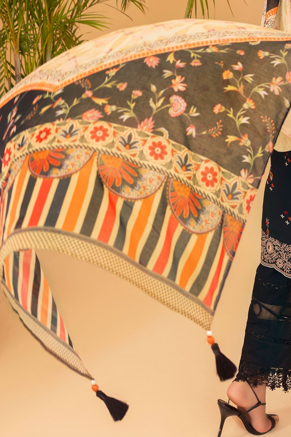 3 Piece Unstitched Printed Lawn Suit ML-52014